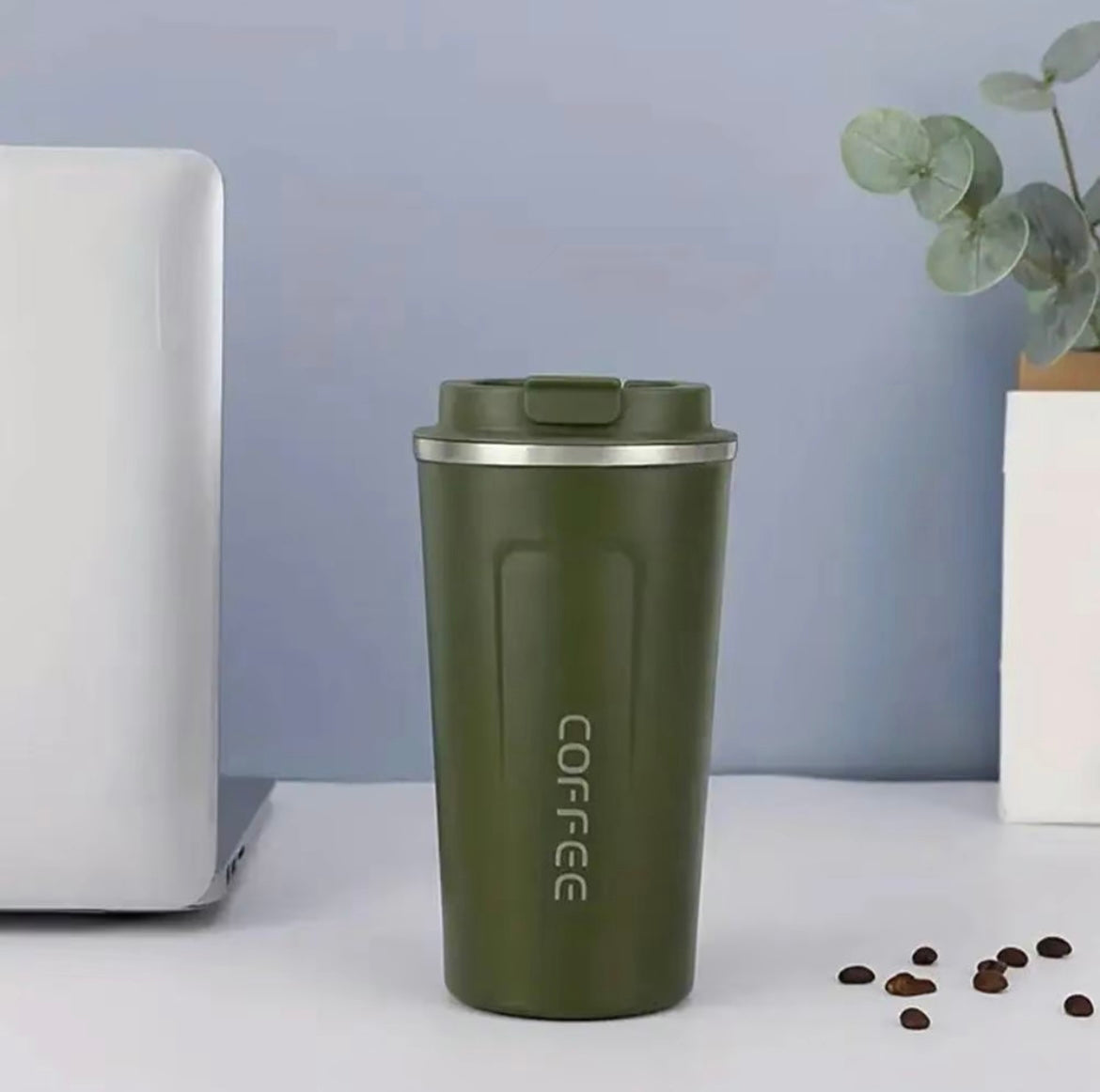 Double Insulated Coffee Mug with Smart Temperature Display