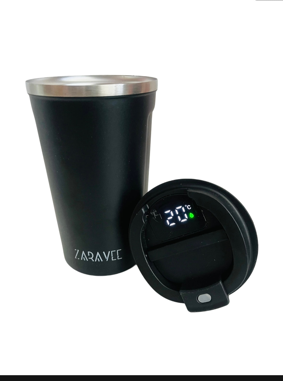 Double Insulated Coffee Mug with Smart Temperature Display