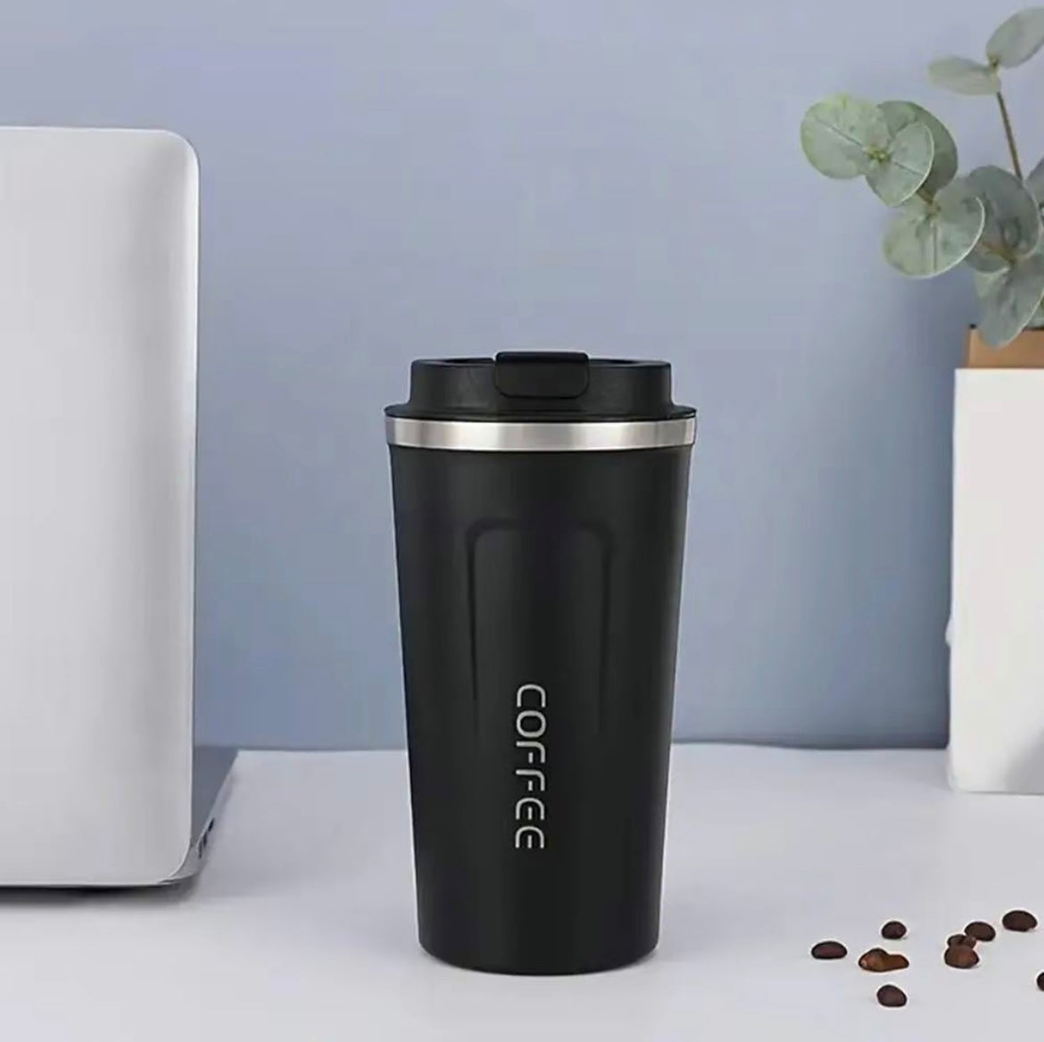 Double Insulated Coffee Mug with Smart Temperature Display