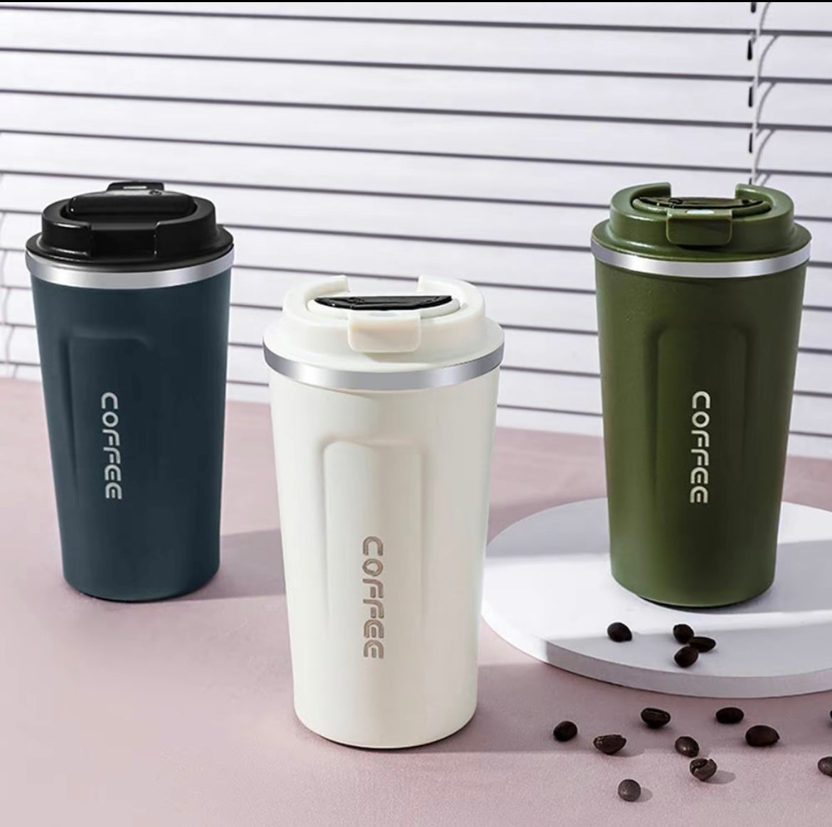 Double Insulated Coffee Mug with Smart Temperature Display