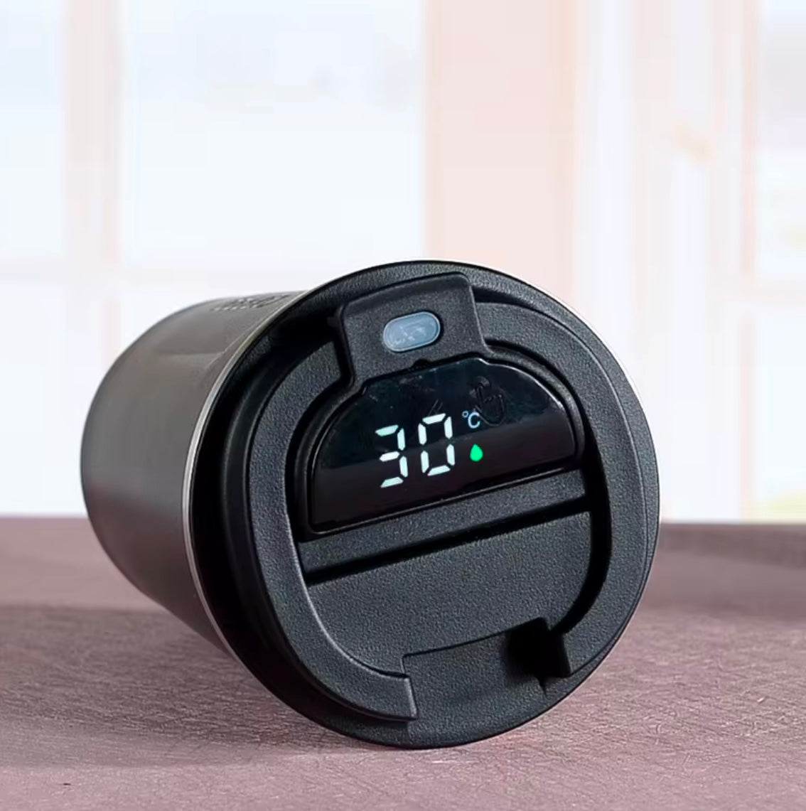 Double Insulated Coffee Mug with Smart Temperature Display