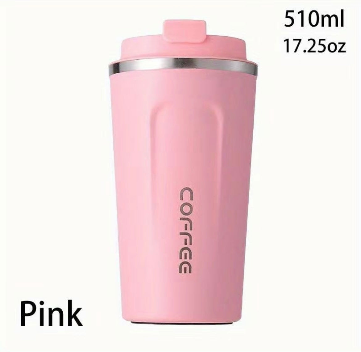 Double Insulated Coffee Mug with Smart Temperature Display
